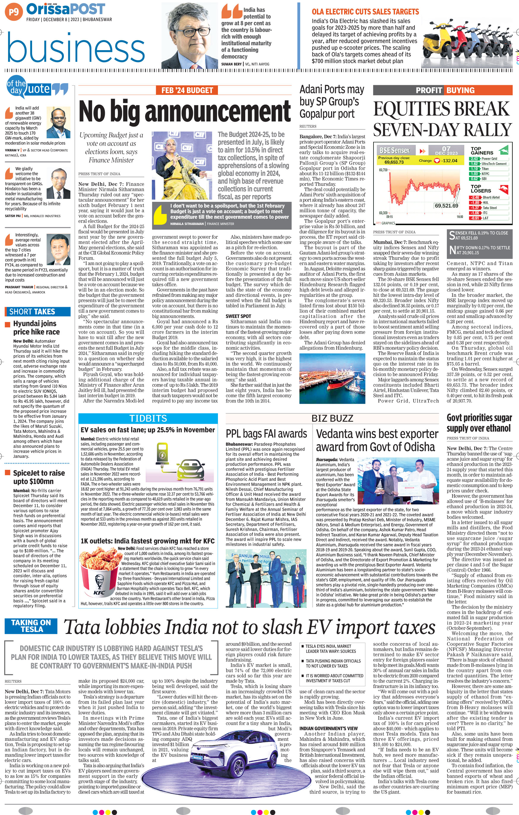 OrissaPost Page: 11 - English Daily ePaper | Today Newspaper | Latest ...